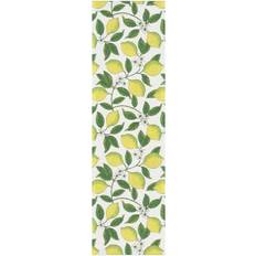 Ekelund Viskestykker Ekelund Linneväveri Citroner 35x120 cm Viskestykke Gul (120x)