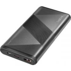 PA0275 Batteripakke 10000 mAh Quick Charge 3.0, Fast Charge, Power Delivery 2.0 LiPo Sort