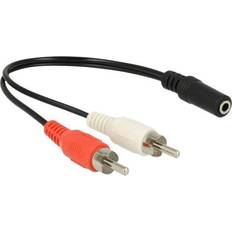 DeLock Audio Cable 2 x RCA to 1 x 3.5 mm