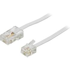 Telefonkabel rj11 Deltaco Telefonkabel RJ45-RJ11 3m