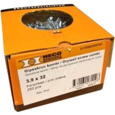 Heco 317039032574H Gipsskruv kombi, förzinkad 3,9