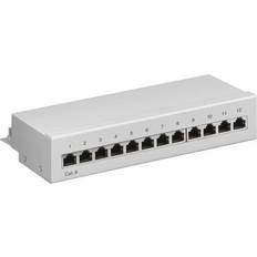 Goobay patch panel Goobay 6 Mini/Desktop Patch Panel 12