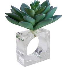 Saro Lifestyle Succulent Napkin Ring 4