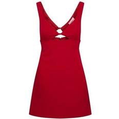 Ami Paris Sleeveless Short Dress - Red