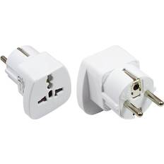 Good Connections Rejseadapter FRA US/UK/EU/AUS til DK