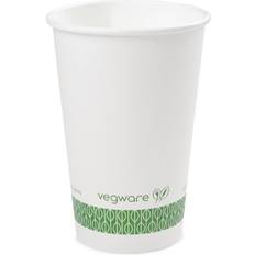 Gobelets boissons chaudes compostables Vegware blancs 45,5 cl (x1000) Lot de 1000 Blanc