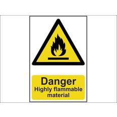 Workplace Signs Scan Danger Highly Flammable Material