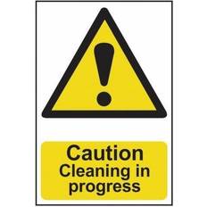 Scan Caution Cleaning In Progress pvc