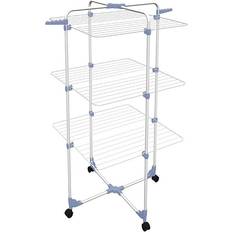 3 Silver-Colored Steel Folding Clothesline