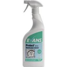 Cleaning Equipment & Cleaning Agents Evans Protect Ready-to-Use Disinfectant 750ml Pack of 6 A147AEV