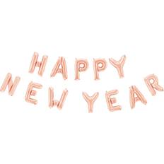 Globos Ballonguirlande Happy New Year Roséguld