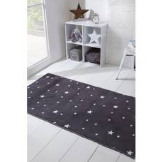 Black Carpets 80 2'6" ft Dreamscene Star Print Black, Grey