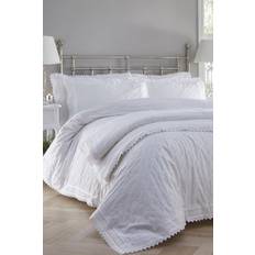 Portfolio Home Balmoral Single Set Duvet Cover Silver, White, Pink, Grey