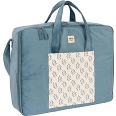 Turquoise Pencil Case Safta Suitcase Leaves Turquoise (50 x 40 x 14 cm)