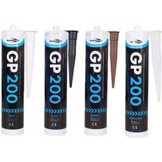 White bathroom sealant Bond It GP200 Contractors Grade lma Silicone Sealant High Modulus Bond It