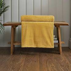 Yellow Blankets Snuggle Touch Microfibre Throws 140x180cm Blankets Yellow