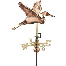 Cottage Heron Flight Copper Weathervane