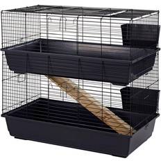 Little Friends Double Tier Rabbit Cage 102x56x24cm