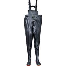 Rød Waders Portwest Sikkerheds Waders FW74 sort PVC/Nitril 44