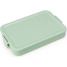 Groen Lunchboxen Brabantia Make and Take Lunchbox plat kunststof Jade Green