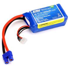 Horizon Hobby 1350mAh 3S 11.1V 30C LiPo; 13AWG EC3 E-Flite