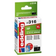 Hp 654 Edding Encre HP 901XL CC654AE Noir EDD-316