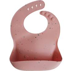 Mushie Silikone Hagesmæk Powder Pink Confetti