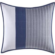 Cotton - Gray Pillow Cases Nautica Swale 1-Piece Sham Pillow Case Blue, White, Gray