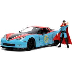 Juguetes Jada Avengers Doctor Strange Hollywood Rides 2006 Chevrolet Corvette Z06 1:24 Scale Die-Cast Metal Vehicle with Figure