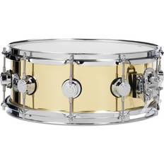 DW Polished Brass Snare Drum 6.5 x 14