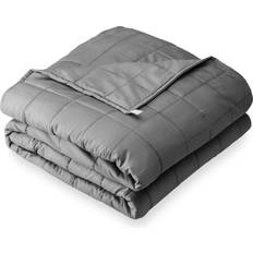 Bare Home Nontoxic Glass Weight Blanket Gray (221x203.2)