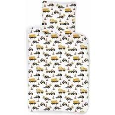Licens Bedding Set with Work Cars 140x200cm