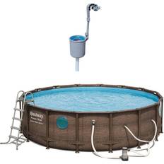 16ft above ground pool Bestway 16-ft x 48-in Round Above-Ground Pool Polyester 147477