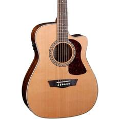 Washburn F11sce Heritage 10 Series Folk Cutaway Acoustic Electric Guitar Natural