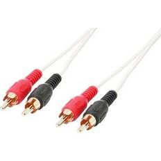 Rca phono InLine Guldbelagt Phono 2m