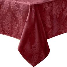 Polyester Tablecloths Elrene Barcelona Jacquard Tablecloth Red