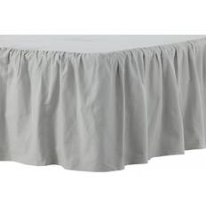 Suorakulmainen Valance Sheets Venture Design Helmalakana Pixy Bed Skirt Harmaa