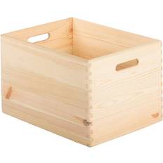 Marron Boîtes de rangement Caisse En Bois 40 x 30 x 23 cm Boîte de rangement