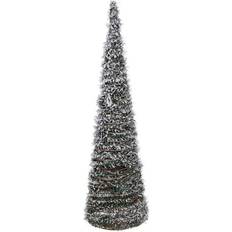 Rattan Dekorationer BigBuy Christmas sne LED-lys Julepynt