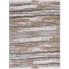 Carpets & Rugs Madison Park Riley 8'x10' Cozy Shag Watercolor Blue