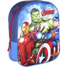 Multifärgade Skolväskor Cerda Marvel Avengers 3D Ryggsäck 31cm