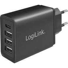 LogiLink Schnellladegert 27 W X4 USB (nur Wandstecker) [E3-51318]