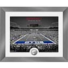 Zilver Ingelijste kunstwerken Highland Mint Buffalo Bills Deco Stadium Silver Photo