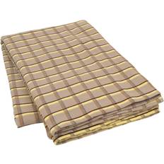 Cotone Copriletti Broste Copenhagen Plaid, Coperte Zappa - Marrone - 240x260 cm Copriletto Marrone, Giallo