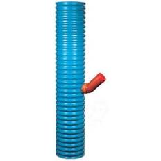 Sandfangsbrønd Wavin 315 x 110 mm blå PVC-sandfangsbrønd med vandlås, 70 l