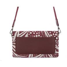Håndtasker til damer CRESTON-FLOWER-CLARET-RED Grå (24 x 13 x 3 cm)