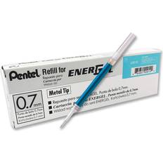 Arts & Crafts Pentel Energel 0.7mm Refill Metal Tip LR7- Fits BL77/BL57/BL37 Sky Blue Pack of 12