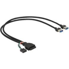 Usb 3.0 header DeLock USB 2.0/3.0 pin header hun 3.0 hun