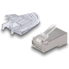 Cat 6 plug DeLock CAT 6 folie kobberfletning FTP