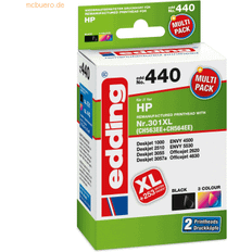 Hp 301xl Edding Bläckpatron EDD-440 ersätter 301XL/301XL CH563EE/CH564EE Multipack